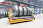 40 ton Lithiumbatterij-aangedreven overdrachtskarretje Platbed Productielijnen Materiaalvervoer