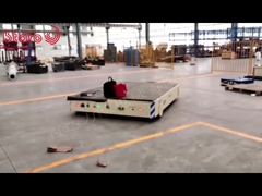 van de het platform elektrisch kar van het 8 tonroestvrije staal van het het vervoershulpmiddel materieel de overdrachtkarretje