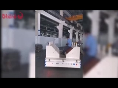 ISO9001 20 Tone Trackless Transfer Trolley With 4 Wielen die Arbeid en Tijd redden