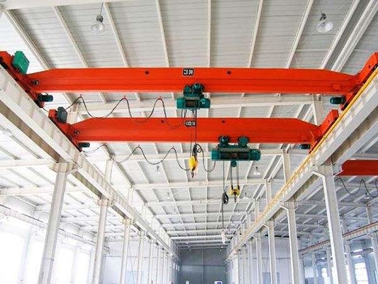 20m/min Trolley Reissnelheid Single Beam Overhead Crane met 1-20t Capaciteit en 6-30m Lifting Height