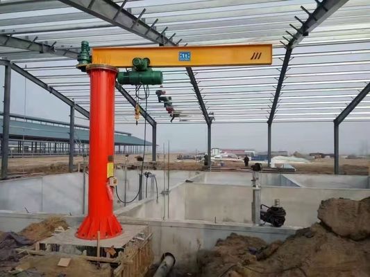 A5 Klasse Zwenkkraan Takel voor 500-1000kg Hefvermogen en 0,8-8m/min Hefsnelheid in Veeleisende Werkomgevingen