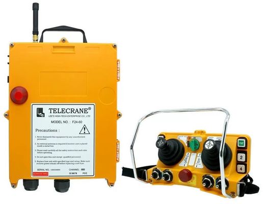 F24-60 multifunctionele draadloze afstandsbediening, F24-60 afstandsbediening met breed frequentiebereik en hoge gevoeligheid voor bovenloopkraan met enkele ligger