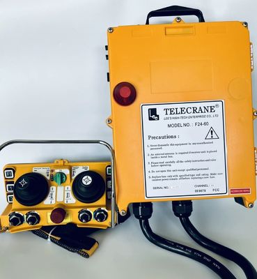 F24-60 multifunctionele draadloze afstandsbediening, F24-60 afstandsbediening met breed frequentiebereik en hoge gevoeligheid voor bovenloopkraan met enkele ligger
