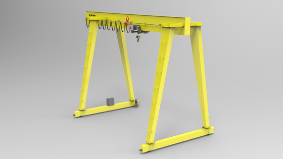 20 m/min Heft Travel Speed Container Gantry Crane met Siemens hoofd elektrisch onderdeel
