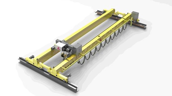 43 kg/m staal spoor aanbevelen dubbele balk brug hangende kraan voor 6-30M lift hoogte