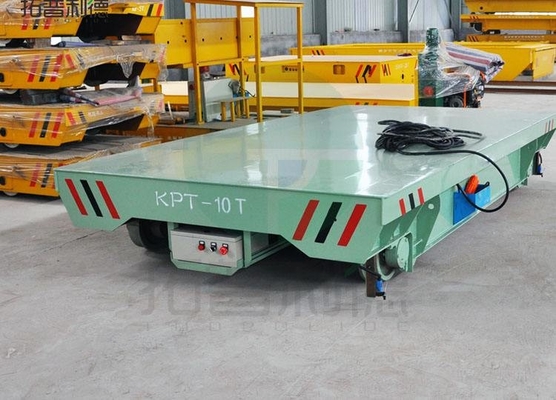 Berging Batterij aangedreven 25T Rail Transfer Cart voor het verplaatsen en hanteren van materiaal
